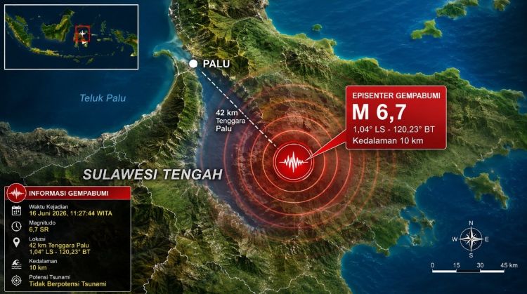 Gempa Guncang Palu, Warga Diminta Waspada Gempa Susulan